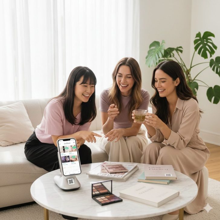 美容グッズの共有イメージ